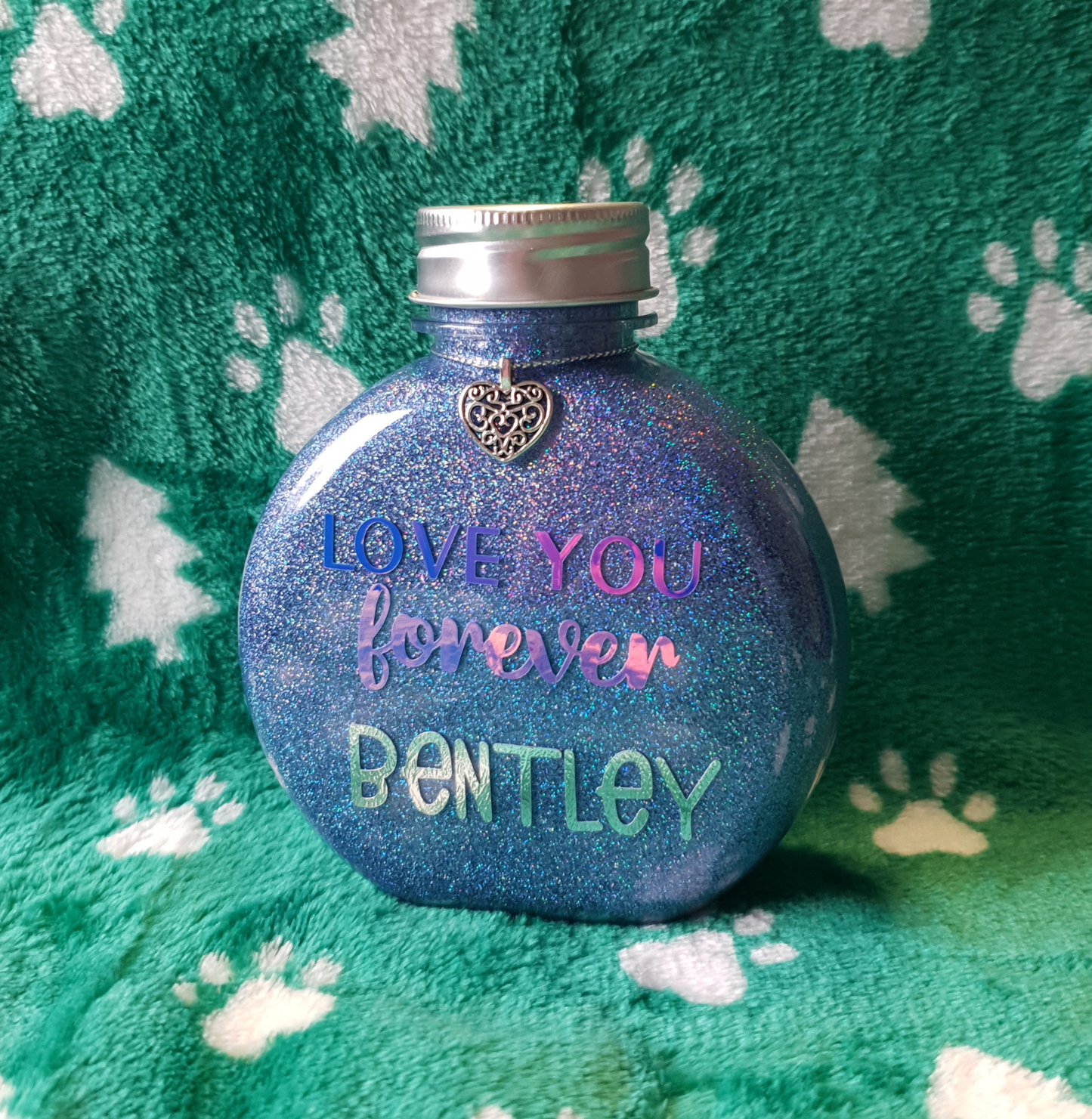 Pet Memorial Glitter Bottle