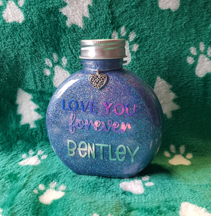 Pet Memorial Glitter Bottle