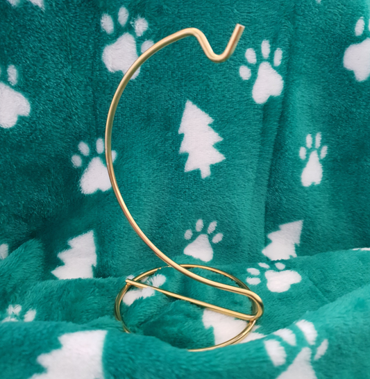 Gold wire stand for 80mm baubles