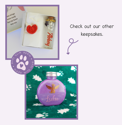 Check out our other personalised keepsakes in the Keepsakes section o our shop.