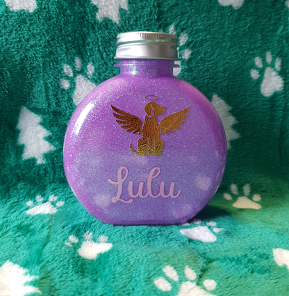 Pet Memorial Glitter Bottle