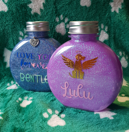 Pet Memorial Glitter Bottle