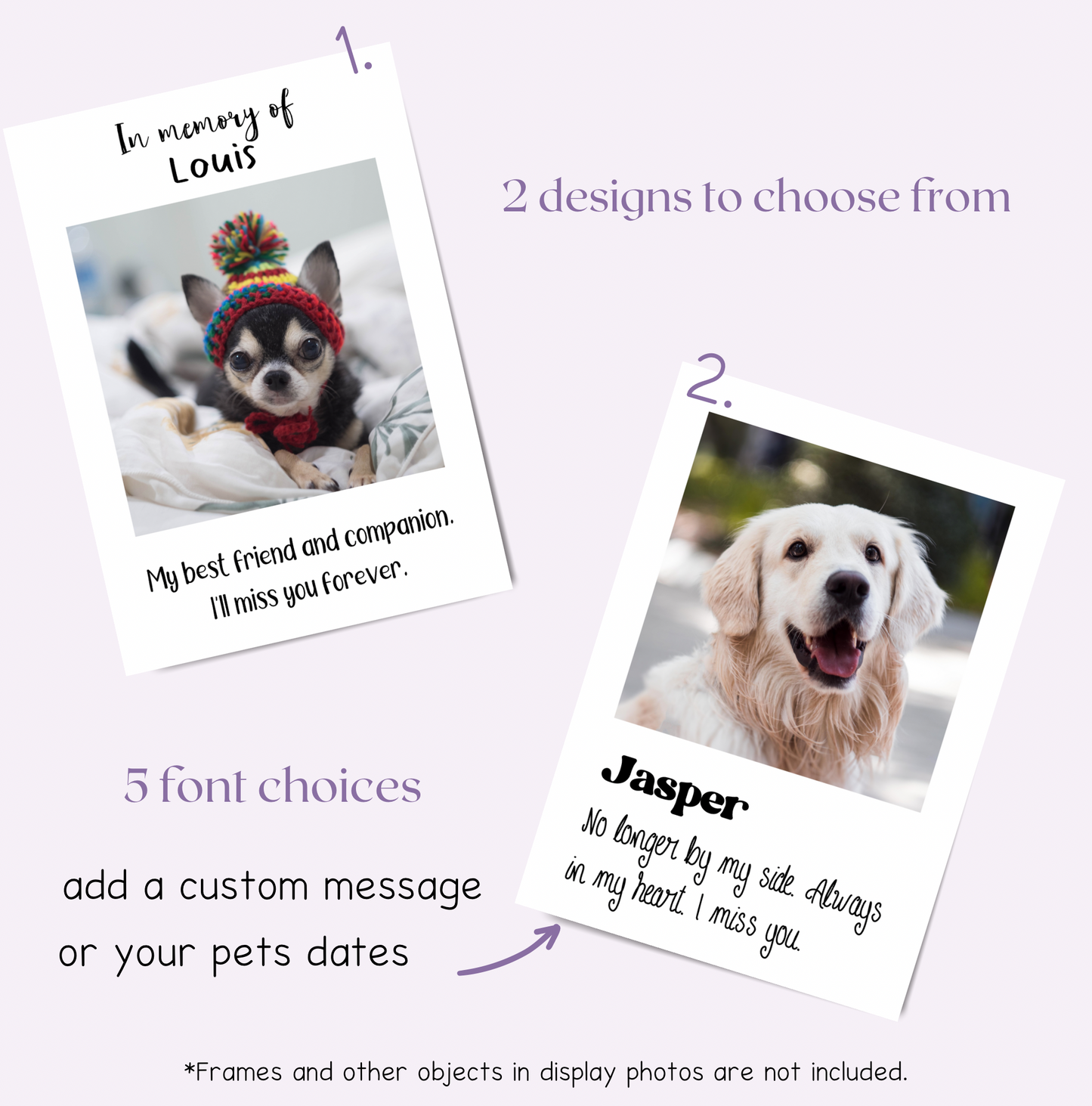 There are two design choices for this poster. Design 1 is described in photo 1, and design 2 in photo 2.