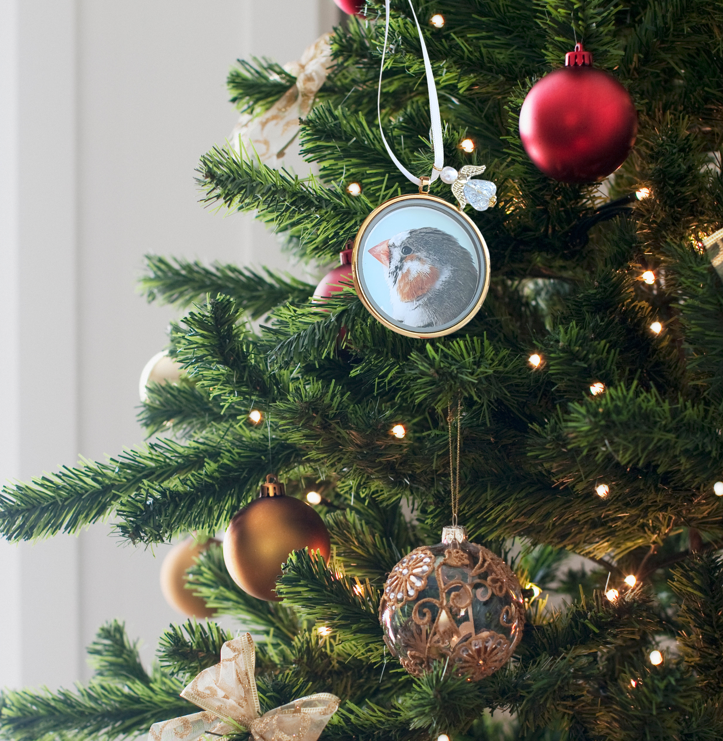 Pet Memorial Photo Locket Ornament