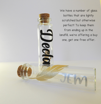 2 for 1 sale | Imperfect Pet Memorial Keepsake Bottles