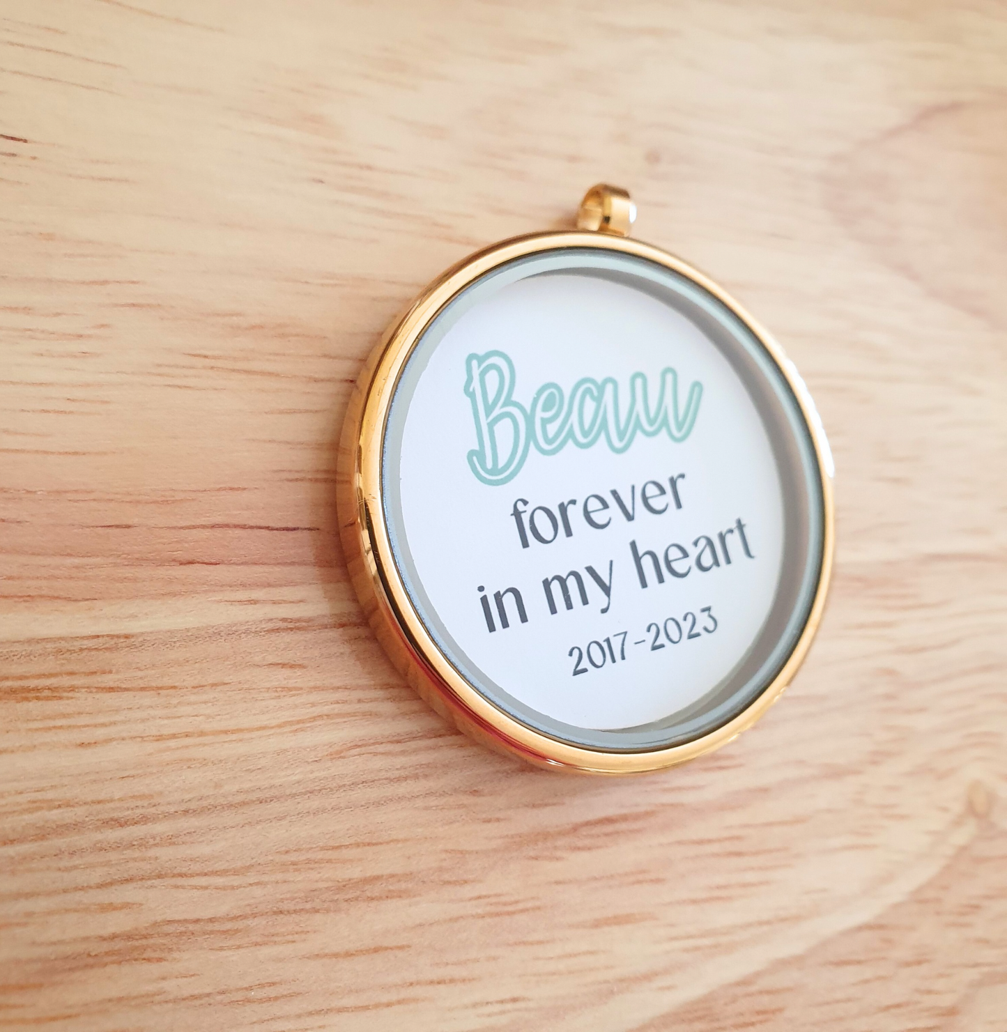 Pet Memorial Photo Locket Ornament